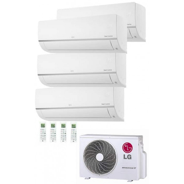 MultiSplit 4x1 LG de 2.150 frig x 4 Uds. A++ con WIFI y R32