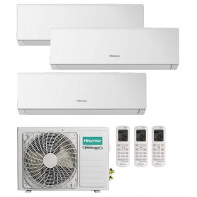 MultiSplit 3x1 HISENSE de 4.400+2.236+2.236 frig. Clase A++ WIFI